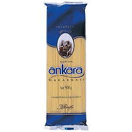 ANKARA MAKARNA 500GR SPAGHETTI 20'LI KOLI