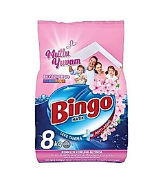 BINGO MATIK MUTLU YUVAM 8KG BEYAZLAR VE RENKLILER