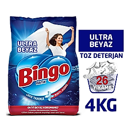 BINGO MATIK 4KG BEYAZLAR ICIN LEKELERE KARSI